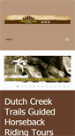 Mobile Screenshot of dutchcreektrails.com