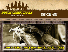 Tablet Screenshot of dutchcreektrails.com